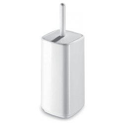 Porta scopino WC appoggio Net Bianco (12x12x35 cm) 5640M BI