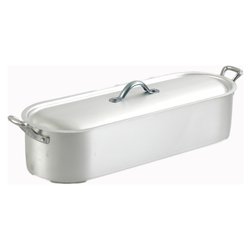Pesciera PROFESSIONAL (40x14,5cm) Alluminio con coperchio e griglia FAMILY FAMA1840