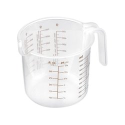 Caraffa dosa alimenti graduata (500ml) DELICIA Trasparente 630406