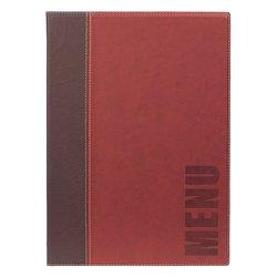 Porta menù A4 Trendy (27,9x35,2cm) SECURIT Bordeaux MC TRA4 WR