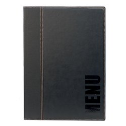Porta menù A4 Trendy (27,9x35,2cm) SECURIT Nero MC TRA4 BL