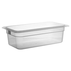 Bacinella alimenti Mod. 1/3 GASTRONORM Bianco traslucido (6,9Lt) 38PP190
