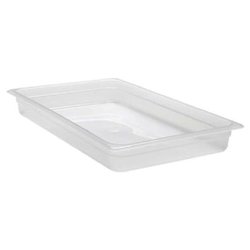 Bacinella alimenti Mod. 1/1 GASTRONORM Bianco traslucido (8,5Lt) 12PP190