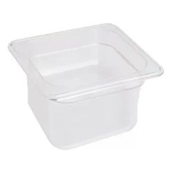 Bacinella alimenti Mod. 1/6 GASTRONORM Bianco traslucido (1Lt) 62PP190