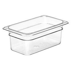 Bacinella alimenti Mod. 1/4 GASTRONORM Trasparente (2,5Lt) 44CW135