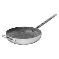Padella Alluminio antiaderente Manico lungo (40cm) GRANDE FAMIGLIA DELUXE Silver Y0F8PA0400