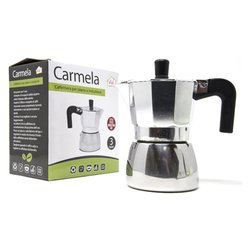 Caffettiera Inox 6 Tazze CARMELA induzione Silver A1S1BR 600