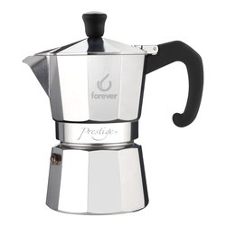Caffettiera Alluminio 6 Tazze MISS MOKA PRESTIGE Silver 120115