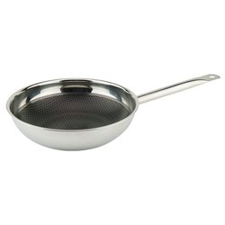 Wok Inox antiaderente 1 manico (32cm) PROFESSIONALE AX ACTIVE Cromo lucido 15140320ICV