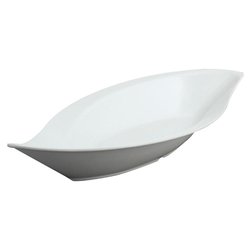 Piatto portata Melamina (50x24x7,5cm) Foglia HANA EFAY Bianco E118520IV00