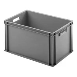 Cassetta EUROPA con maniglie per alimenti Grigio (60x40x35cm) E6435LMPGR