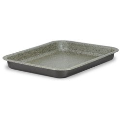 Teglia bassa Alluminio antiaderente (35x27cm) HAPPY STONE Grigio pietra HAPSTTEGREBA3527H