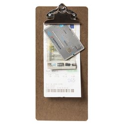 Porta conto con molla (11,7x28cm) SECURIT Marrone MC CBBP BR