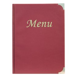 Porta menù A5 Basic (17,2x23,7cm) SECURIT Bordeaux MC BRA5 WR