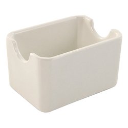 Porta bustine Melamina Zucchero SHOW (9x6x5,5cm) Bianco S09SC010BIA