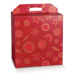 Scatola panettone e bottiglia RED UNIVERSE 39199P
