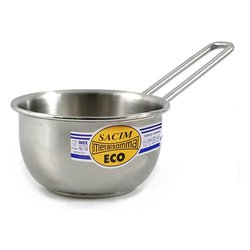 Casseruola Inox (12cm) conica con 1 manico ECO Cromo 214 12