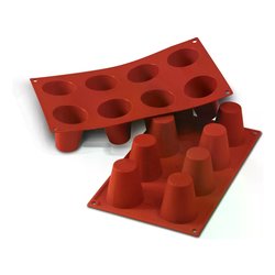 Stampo Silicone Pasticceria 8 Babà (5,5cm) 20 021 00 0060