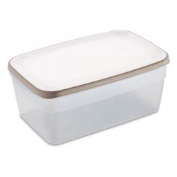 Contenitore alimenti (5,4Lt) CIAO FRESCO Bianco e Tortora 01541