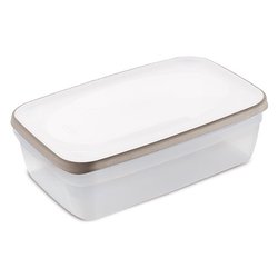 Contenitore alimenti (3,6Lt) CIAO FRESCO Bianco e Tortora 01361