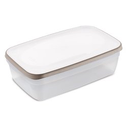 Contenitore alimenti (600ml) CIAO FRESCO Bianco e Tortora 01061