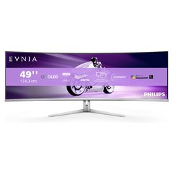 Monitor 49 ( OLED 2K 1440p QHD 240Hz ) EVNIA 8000 Dual QHD Curvo White 49M2C8900 00