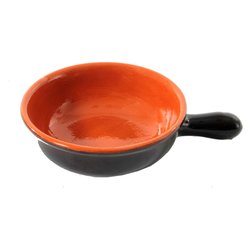 Casseruola 1 manico terracotta (16x5cm) Marrone B1CA116