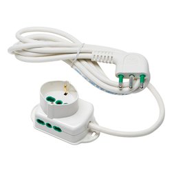 Multipresa tavolo 3 uscite TRIAX 10/16A Bianco 42107
