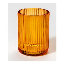 Bicchiere porta spazzolino JUBILEE Ambra (7x9,5 cm) CP905JU AM