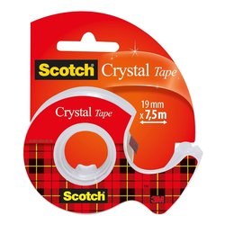 Nastro adesivo Crystal Y10 1,9cm x 7,5m 3M Trasparente 7100086309