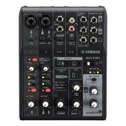 Mixer disc jockey AG SERIES Black CAG06MK2B