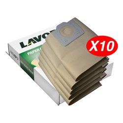 Sacchetto aspirapolvere (10pz) In carta Lavor 10001 13222