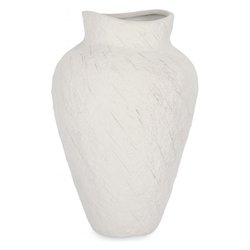Vaso Porcellana (20,2x31cm) svasato ELAYDA Bianco 0143296