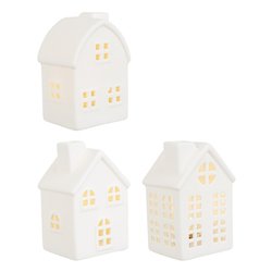 Set Casette luce fissa (6,2x5,2x9,2cm) (3pz) DICKENS LED Bianco 0523104