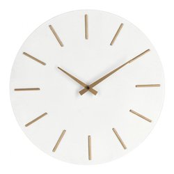 Orologio da parete (40cm) TIMELINE Bianco 0182380