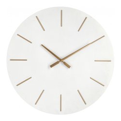 Orologio da parete (60cm) TIMELINE Bianco 0182379