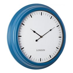 Orologio da parete (8,7x58,5cm) MATHIAS Blu 0182456