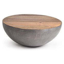 LANCASTER Tavolino Grigio (90cm)