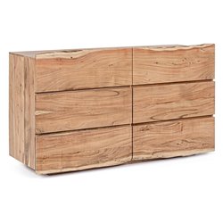 ARON Comò 6 Cassetti Legno
