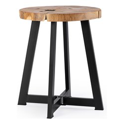 ELWOOD Tavolino Legno (40cm)