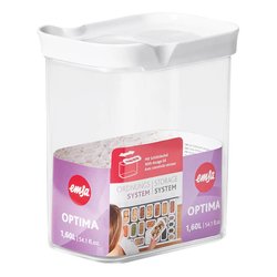 Barattolo plastica (1,6Lt) OPTIMA DRY STORAGE Bianco N1142100