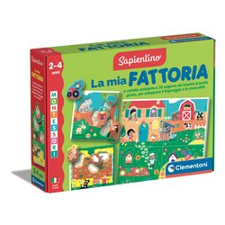 Gioco educativo La mia Fattoria 2-4a SAPIENTINO BABY MONTESSORI 16856