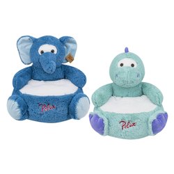 Peluche Poltrona Elefante/Dino (45x45cm) PELUX Assortito 83339