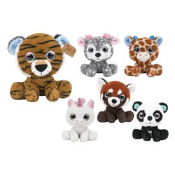 Peluche Cucciolo con occhi glitterati (23cm) PELUX Assortito 83335