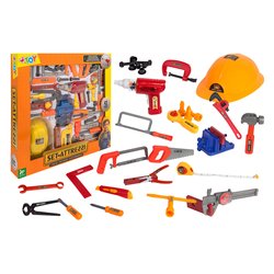 Set trapano con attrezzi lavoro 42 pz W’TOY Assortito 40721