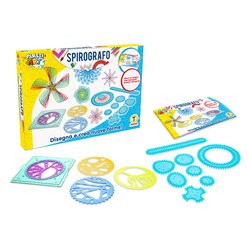 Spirografo e Stencil PLASTIART 67387