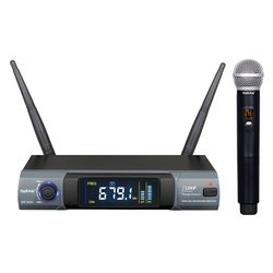 Kit microfono Set 8300 palmare UHF Black e Grey