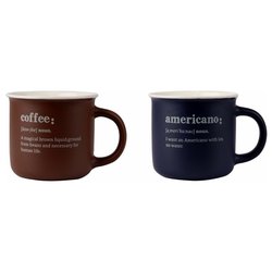 Set tazzine caffè 2 pz Dark COFFEE Art 4