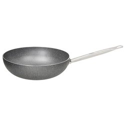 Wok Alluminio antiaderente 1 manico (32cm) BIG FAMILY Grigio WX7583WBIFA