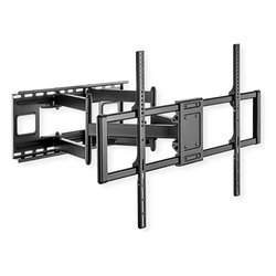 Supporto monitor TV parete ( 120 Kg ) VESA 900 x 600 ECONOMY a pantografo Black 17 99 1227